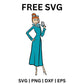 Lucy Wilde SVG Free | Secret Agent Character Design for Cricut & Silhouette