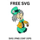 Mad Hatter SVG Free | Classic Crazy Hat Character for Cricut & Silhouette