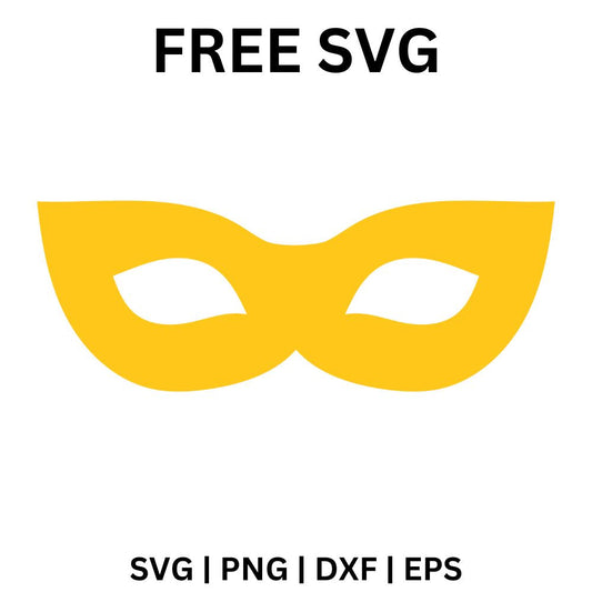 Carnival Mask SVG Free | Masquerade Party & Costume Cut File