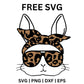 Leopard Print Bunny with Sunglasses - Free SVG Cut File-8SVG