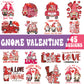 +45 Gnome SVG For Valentine Bundle- 8SVG