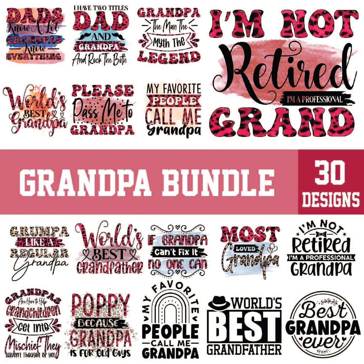 29+ Grandpa SVG Bundle files- 8SVG