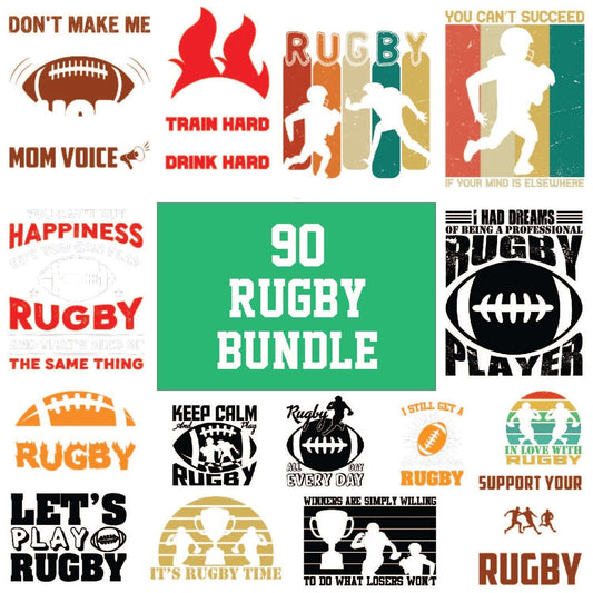 90+ Rugby Svg Bundle Cut Files For Cricut- 8SVG