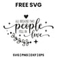 All Because Two People Fell In Love SVG family sign design