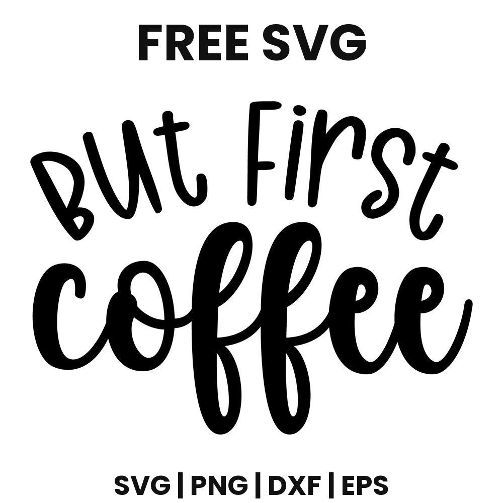But First Coffee SVG Free – Heart Outline Coffee Design-8SVG