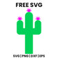 Cactus SVG Free – Classic Silhouette Design-8SVG