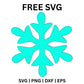 Christmas Snowflake SVG Free – Winter Snowflake Cut File-8SVG