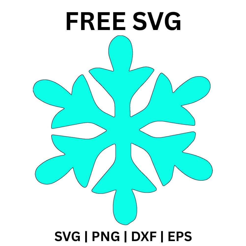 Christmas Snowflake SVG Free – Winter Snowflake Cut File-8SVG