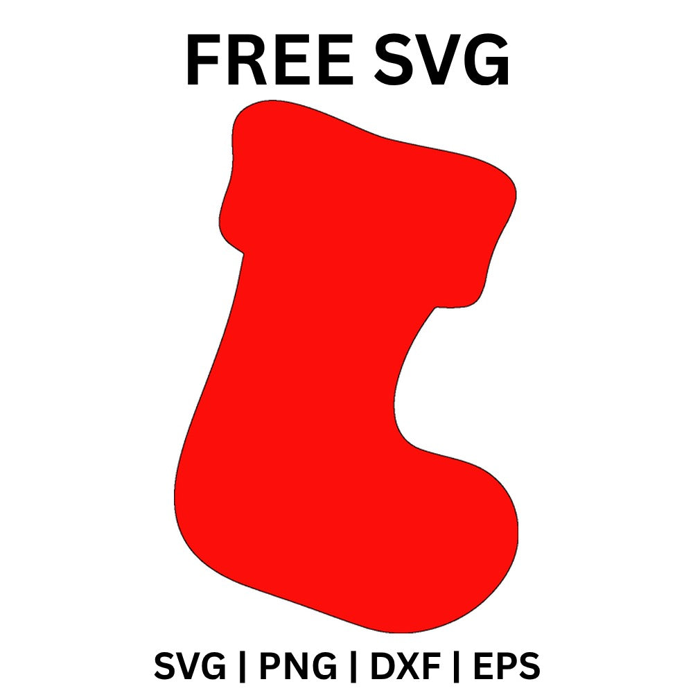 Christmas Stocking SVG Free – Holiday Stocking Cut File-8SVG