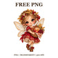 Cute Thanksgiving Harvest Fairy Free PNG – Thanksgiving Fairy Clipart