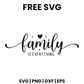 Family Is Everything SVG family sign design
