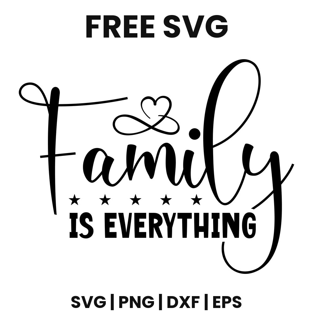 Family Is Everything SVG doormat design
