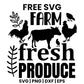 Farm Fresh Produce SVG farmhouse design