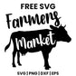 Farmers Market SVG farmhouse design