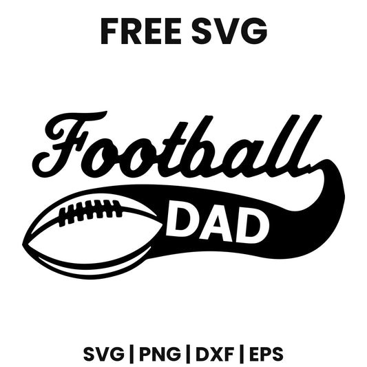 Football Dad SVG football design