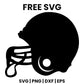 Football Helmet SVG football design