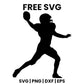 Football Player Throwing SVG football design