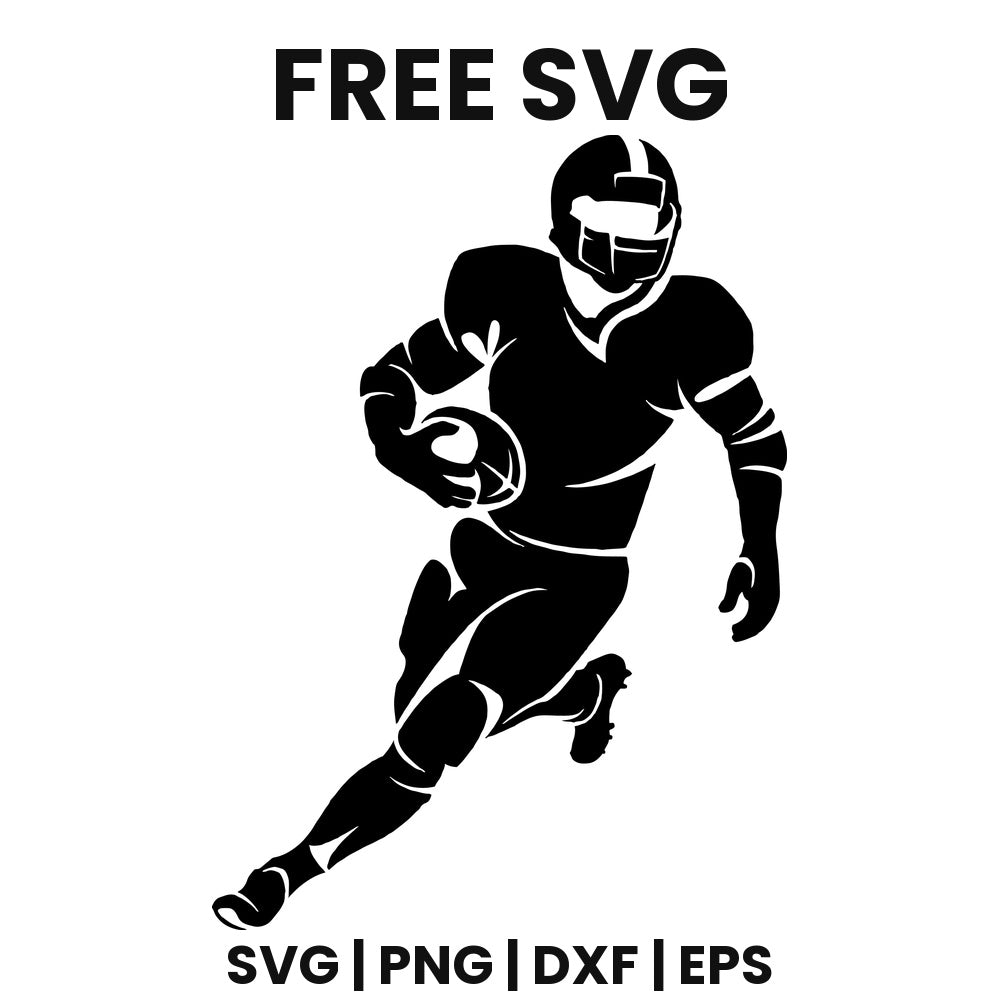 Football Running Back SVG football design