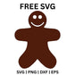 Gingerbread Man SVG Free – Christmas Cookie Cut File-8SVG