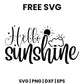 Hello Sunshine SVG doormat design
