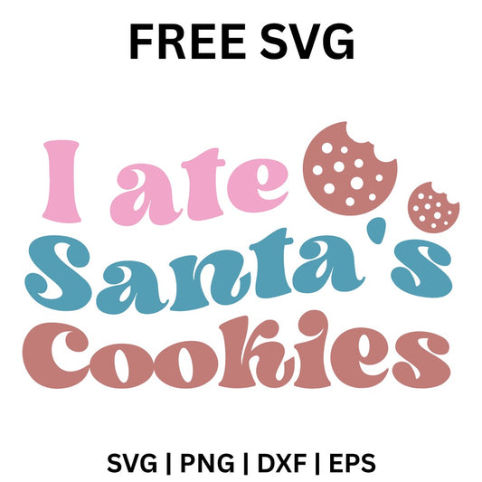 I Ate Santas Cookies SVG Free – Funny Dog Christmas Design-8SVG