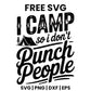 I Camp So I Don't Punch People SVG Free – Tent Icon Camping Design-8SVG