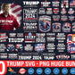 650 Trump 2024 SVG & PNG Huge Bundle file for Cricut & Silhouette