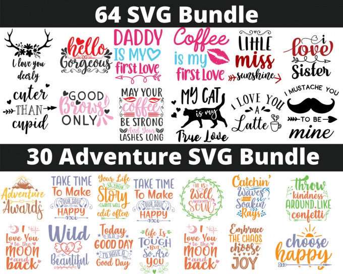 999,999+ SVG bundle Silhouette Files for Cricut Cut- 8SVG