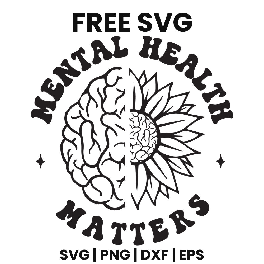 Mental Health Matters SVG mental health awareness design