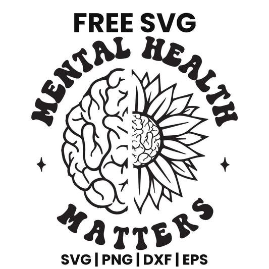 Mental Health Matters SVG mental health awareness design