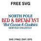North Pole Bed and Breakfast SVG Free – Hot Cocoa and Cookies Sign-8SVG