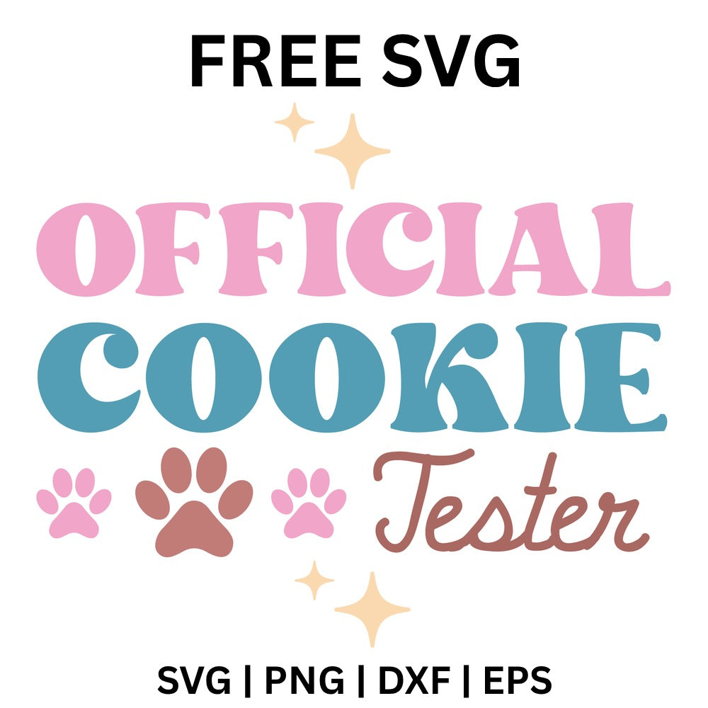 Official Cookie Tester SVG Free – Funny Dog Christmas Design-8SVG