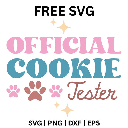Official Cookie Tester SVG Free – Funny Dog Christmas Design-8SVG