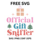Official Gift Sniffer SVG Free – Funny Dog Christmas Design-8SVG
