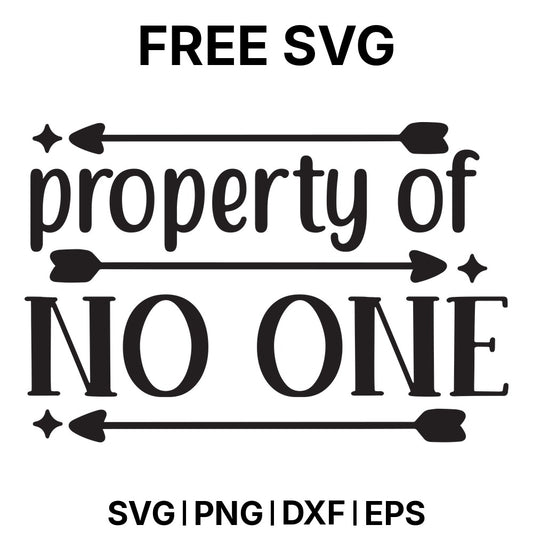 Property Of No One Mini SVG Free – Independence Quote Design-8SVG