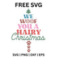 We Woof You A Hairy Christmas SVG Free – Tree Shaped Dog Design-8SVG