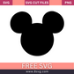 Minnie Mouse Svg Free Cut File For Cricut- 8SVG