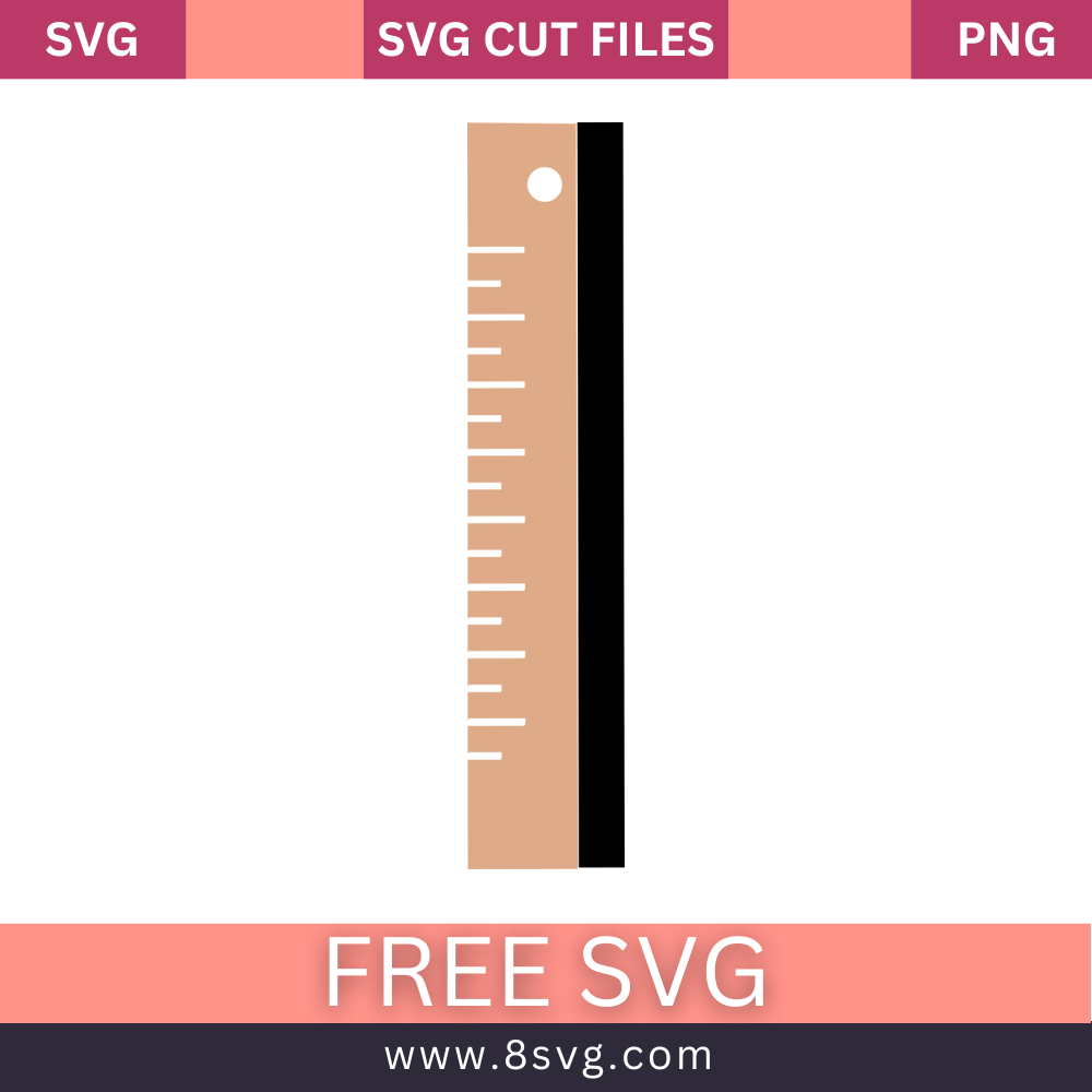 Ruler SVG Free And Png Download- 8SVG