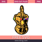 FU GAUNTLET SVG Free Cut File Download- 8SVG