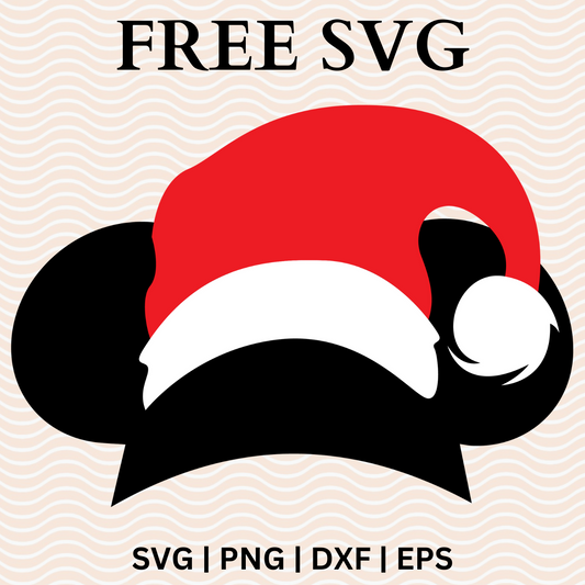 Disney Christmas Head SVG Free For Cricut-8SVG