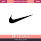 Nike logo Svg Free Cut File For Cricurt Download- 8SVG