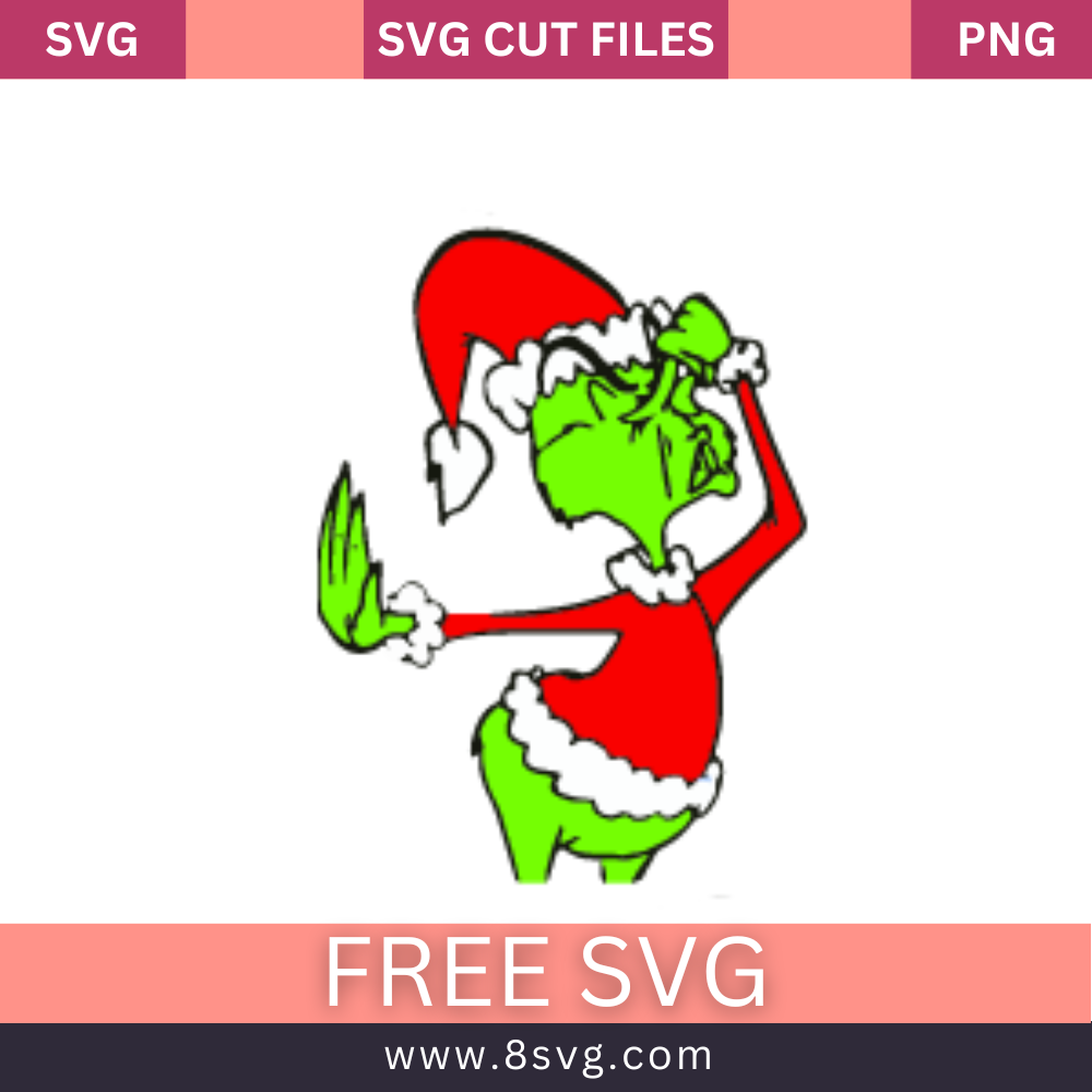 Grinch Xmax Svg Free Cut File For Cricut – 8SVG
