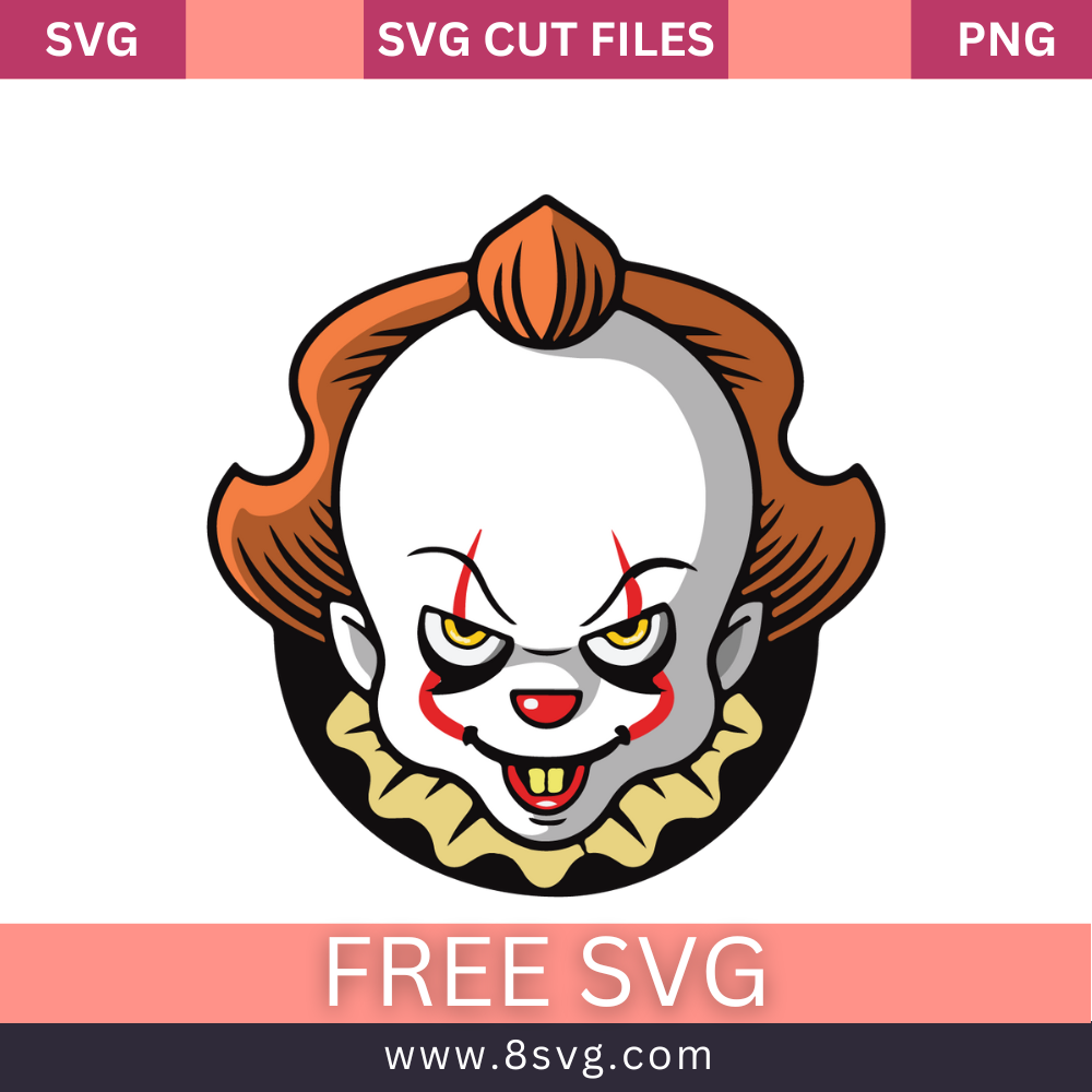 Penny wise Head 2 SVG Free Cut File for Cricut- 8SVG