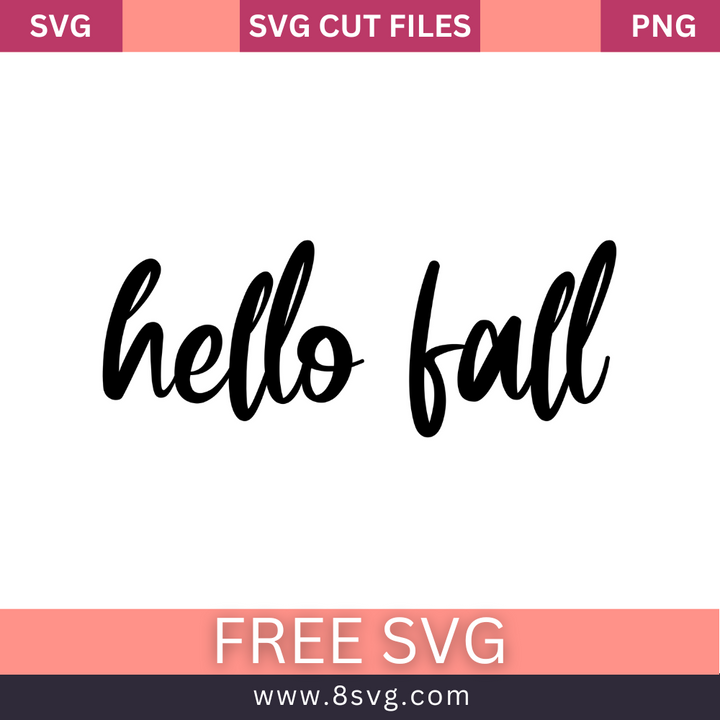 Free Fall SVG - Cut Files for Cricut | 8SVG – Page 2 – 8SVG