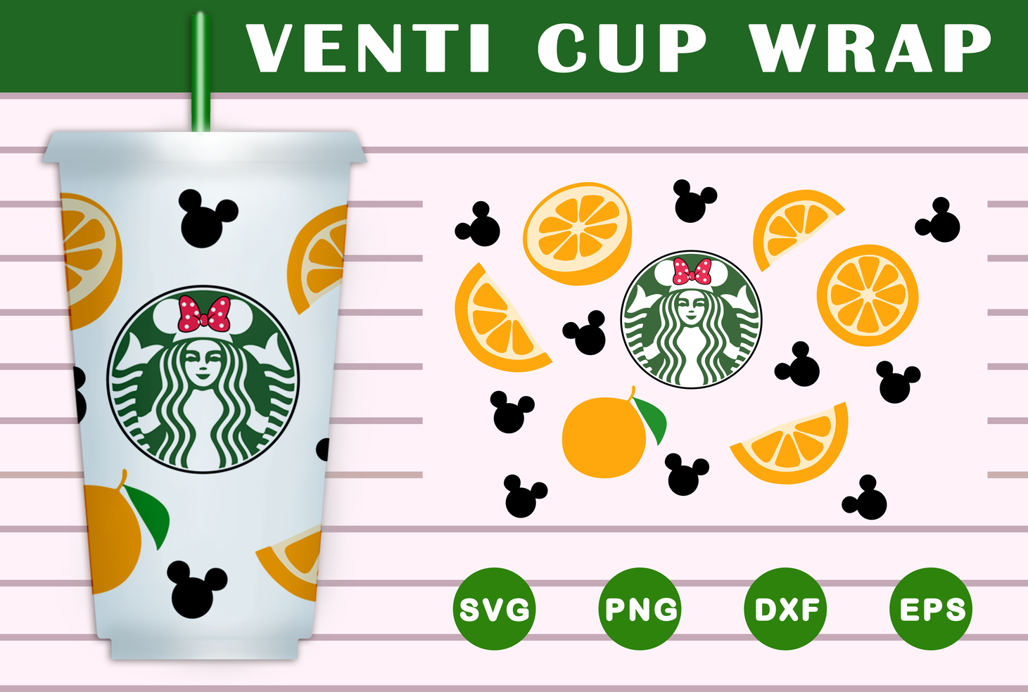 Orange Starbucks Wrap SVG Free And Png Download- 8SVG
