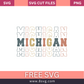 michigan stack retro vintage SVG Free And Png Download