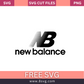 New Balance SVG Free Cut File for Cricut- 8SVG