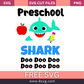 Preschool Baby Shark Boy Svg Free Cut File For Cricut Crafts- 8SVG