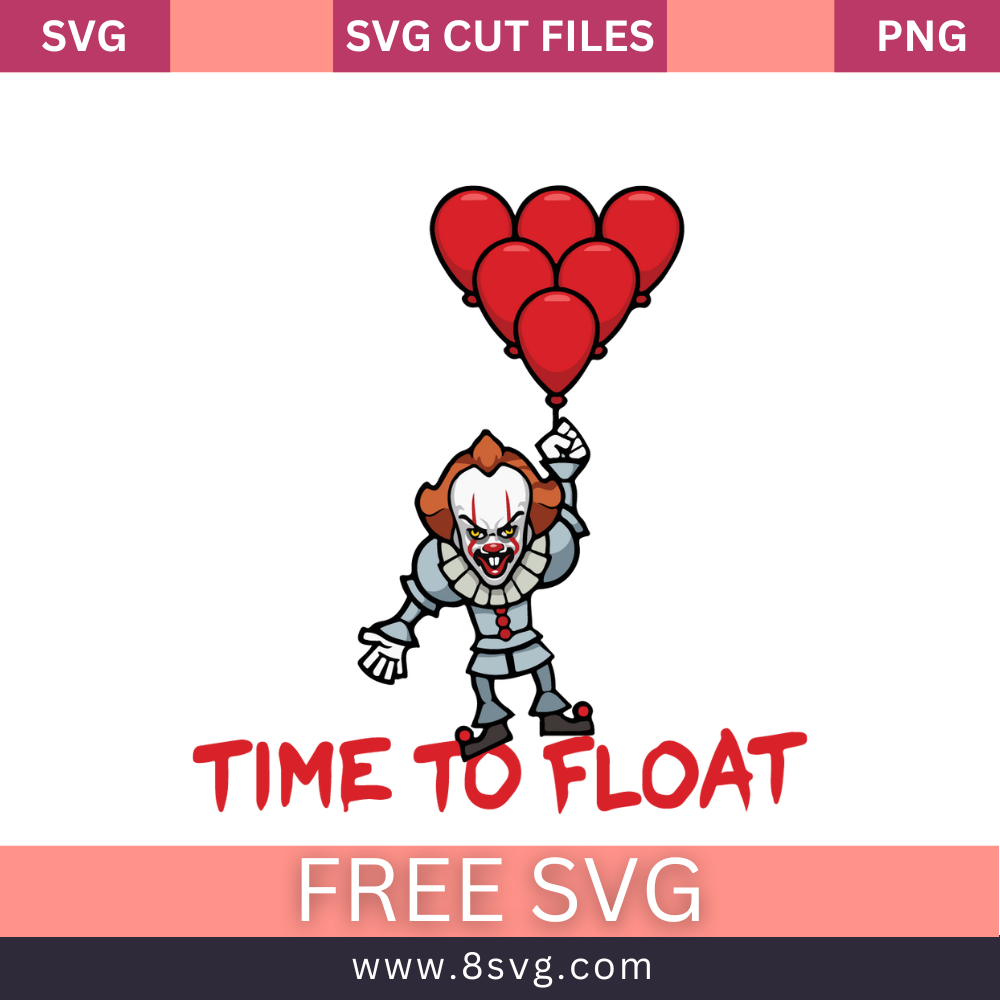 Time To FLOAT Penny wise Body SVG Free Cut File for Cricut- 8SVG