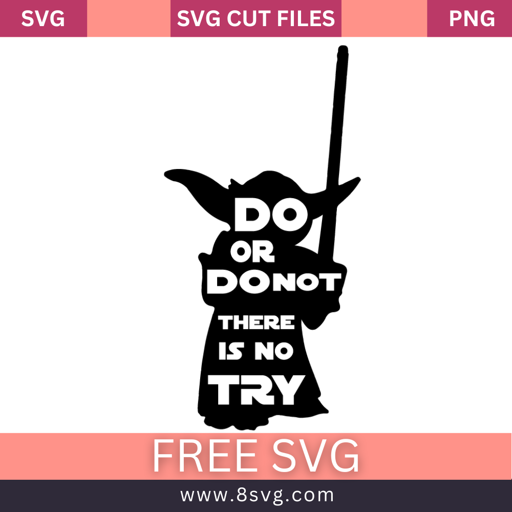 Feel Ings You Must Trust Baby Yoda SVG Free Cut File for Cricut- 8SVG